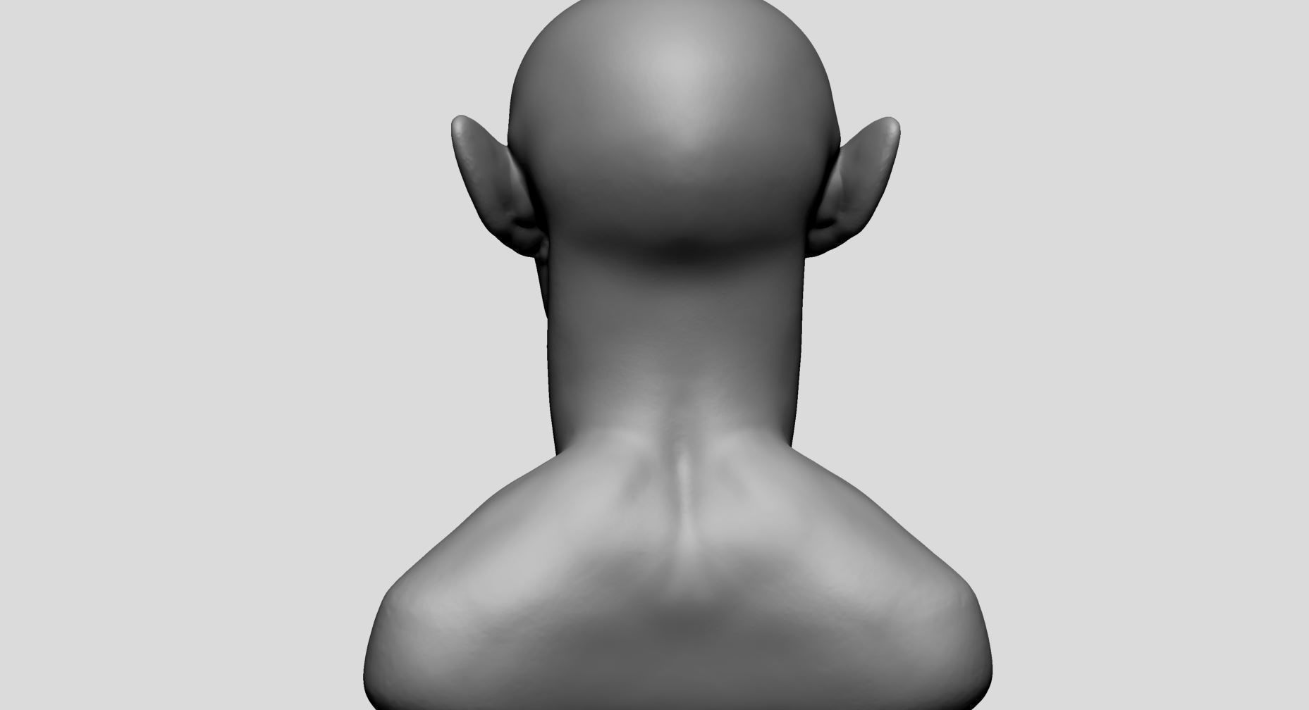 Creature Head v23 3D model_4