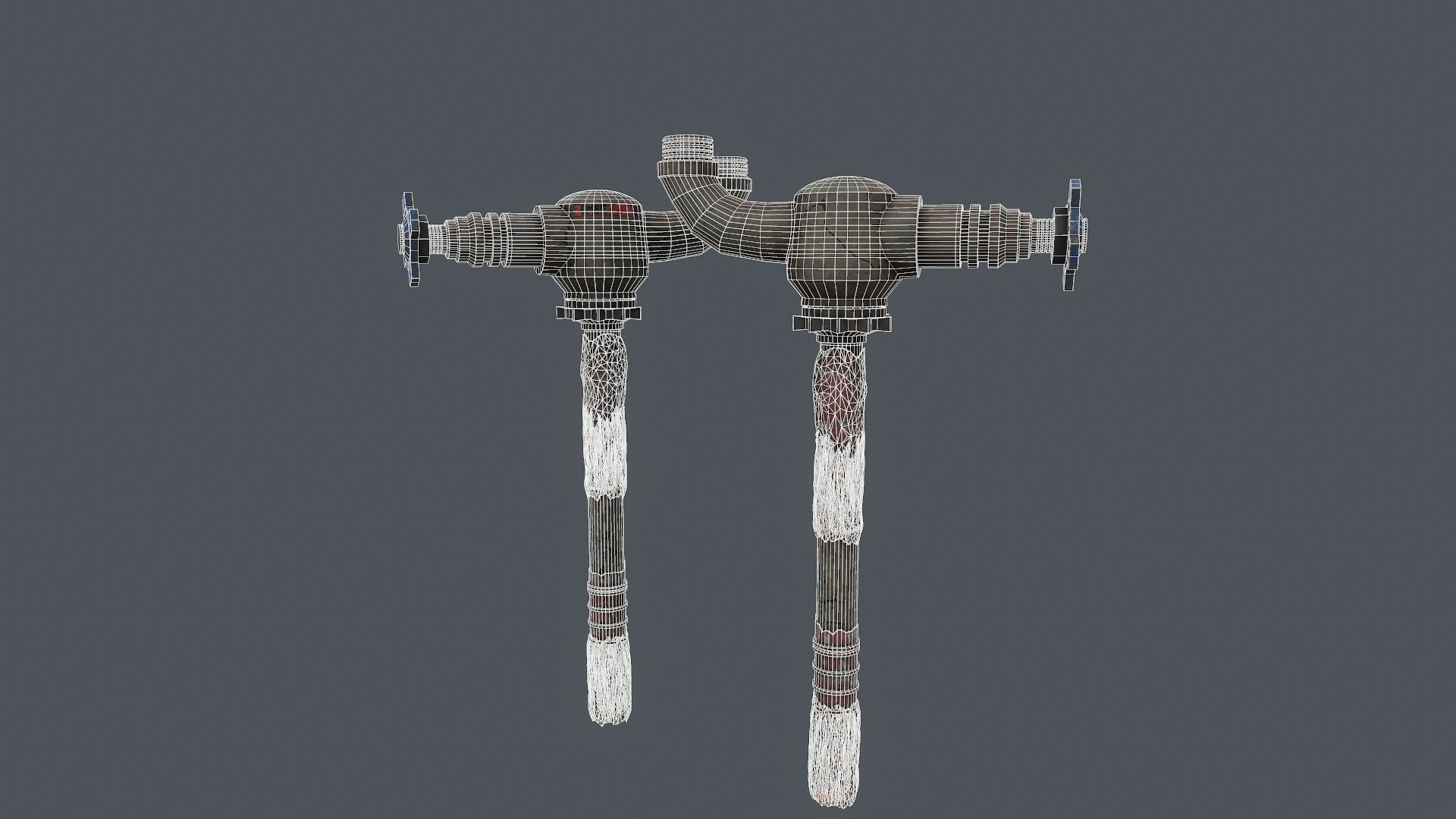 Zombie Crusher Weapon Low-poly 3D model_17