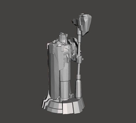 League of Legends Blue Turret 3D Model 3D print model