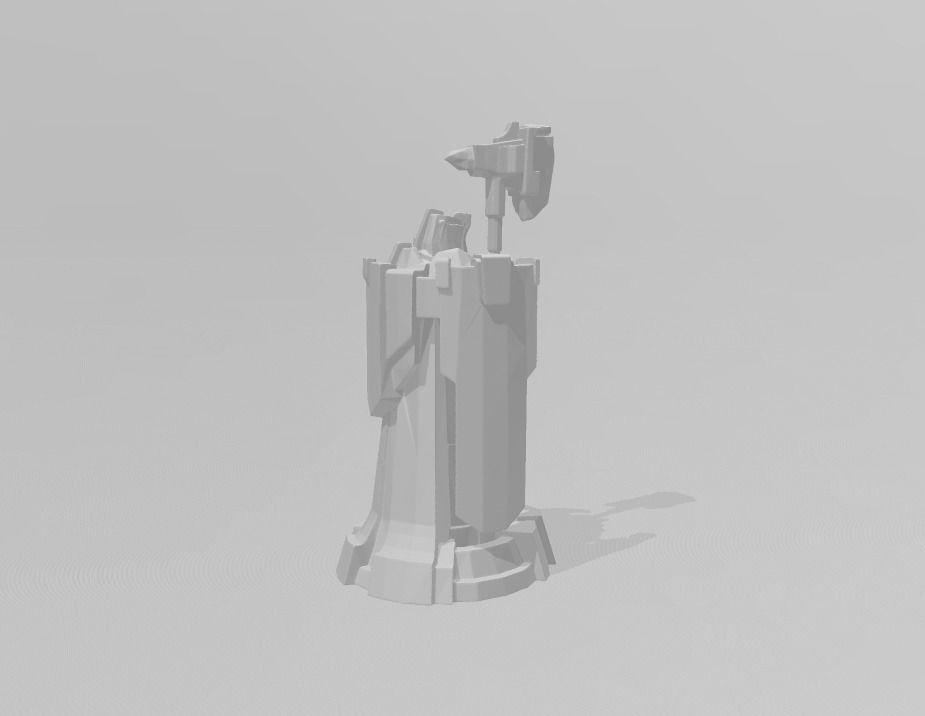 League of Legends Blue Turret 3D Model 3D print model_2