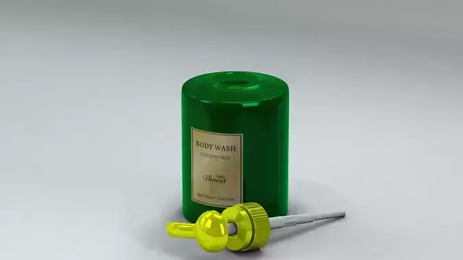 3D bottle of O Sweet Body Wash 