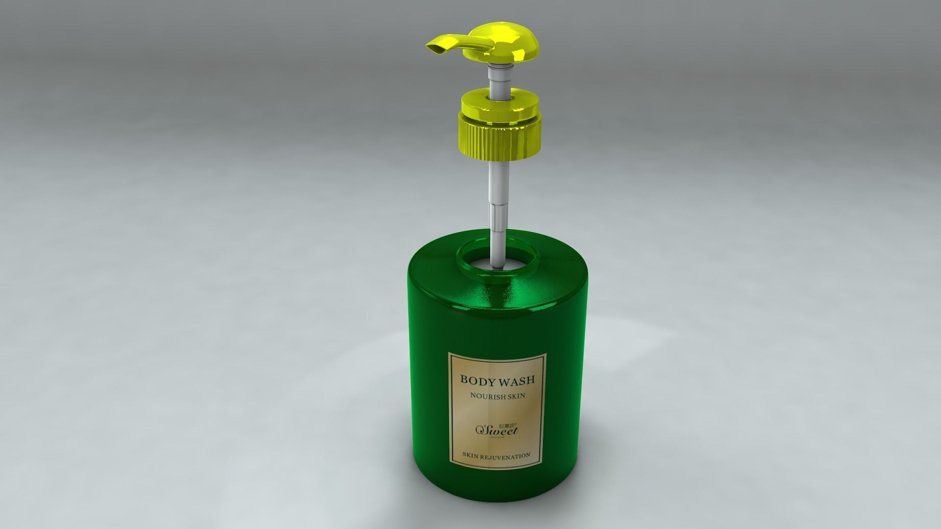 3D bottle of O Sweet Body Wash  3D model_6