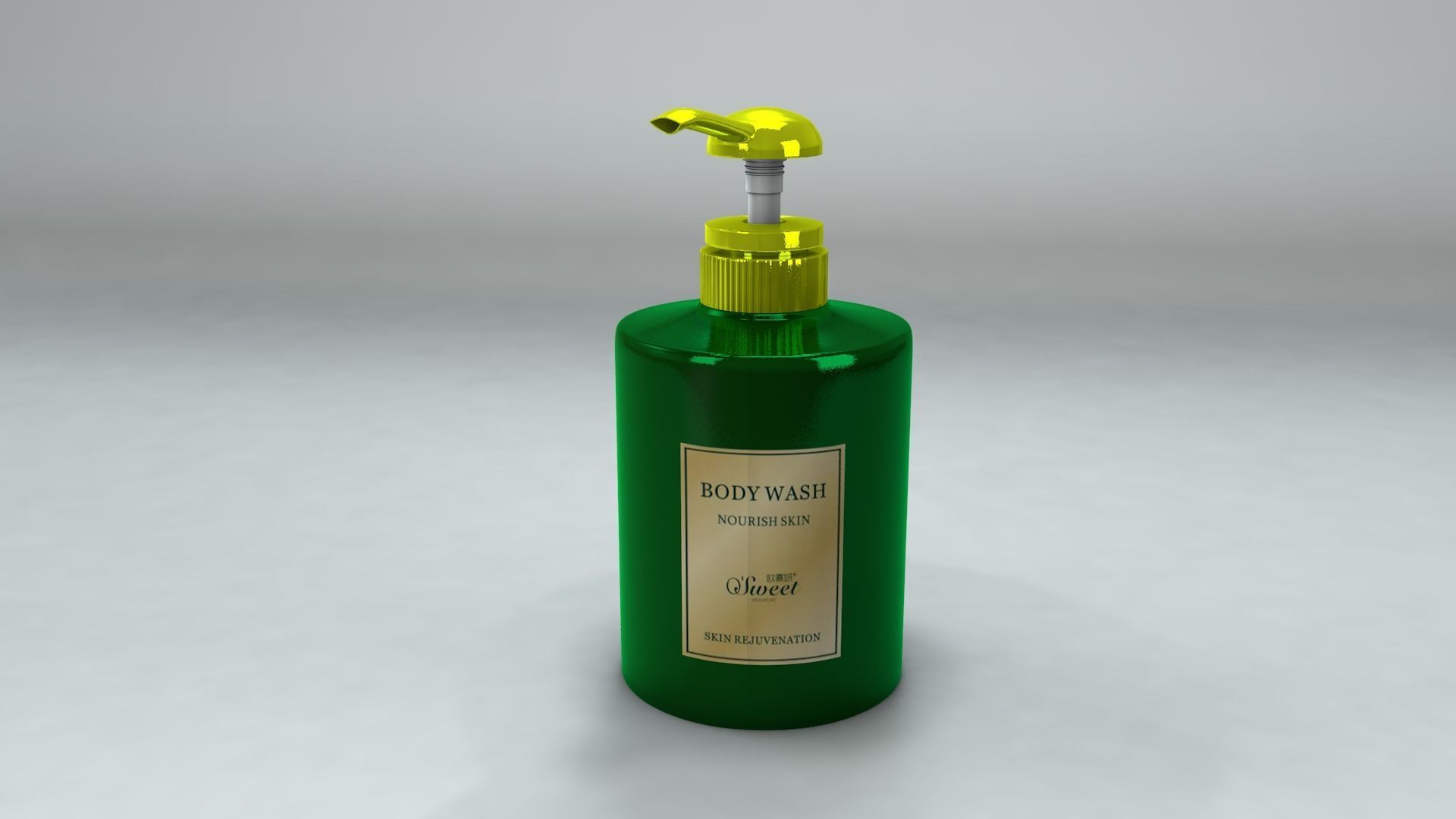 3D bottle of O Sweet Body Wash  3D model_4