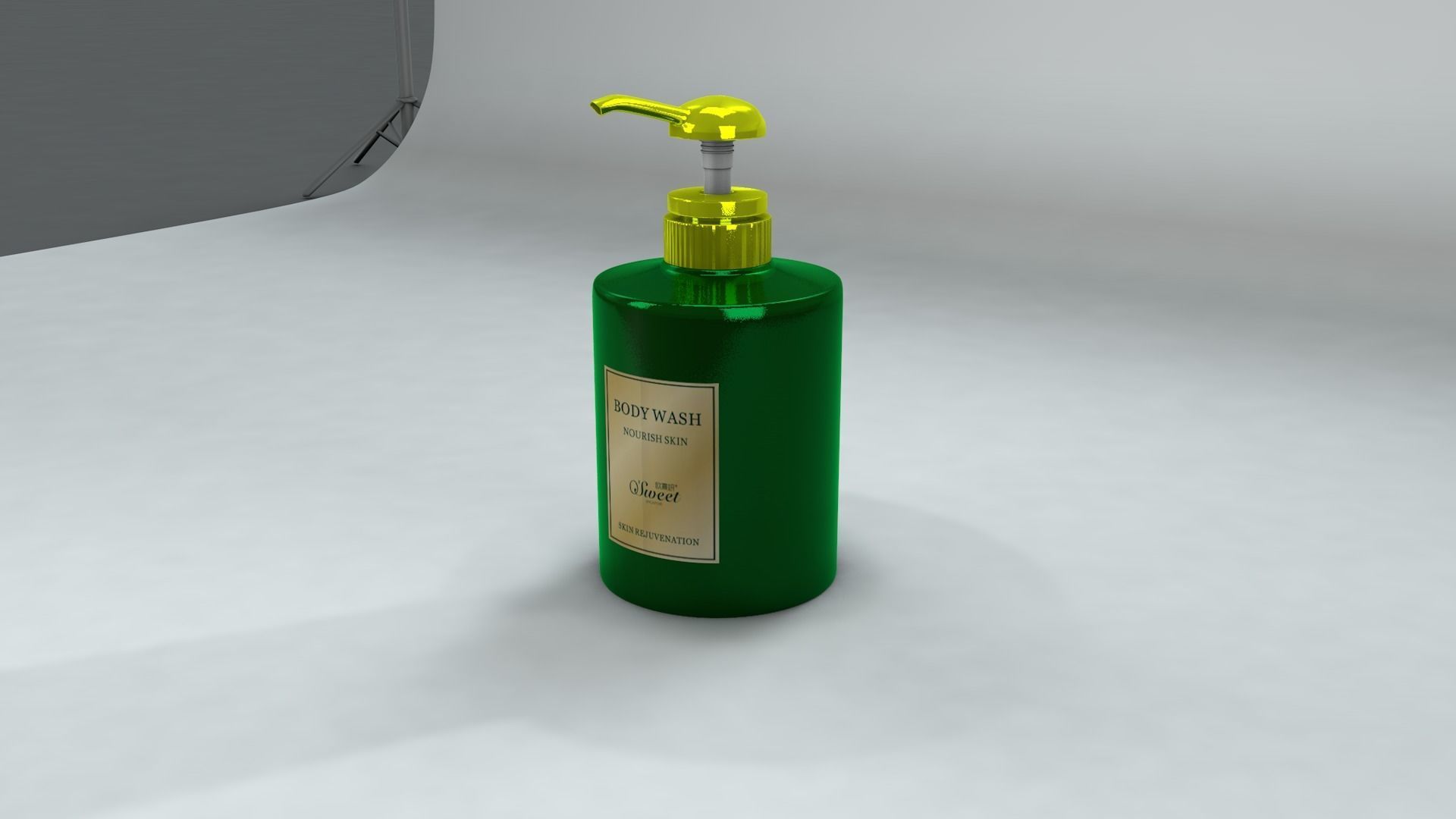 3D bottle of O Sweet Body Wash  3D model_3