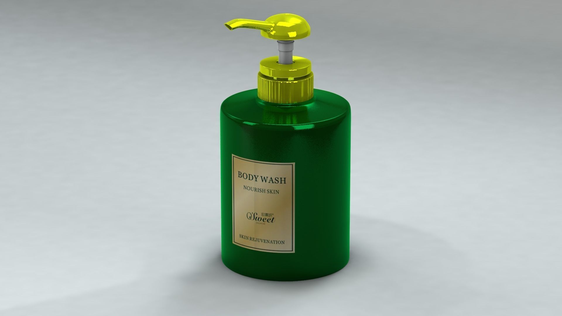 3D bottle of O Sweet Body Wash  3D model_2