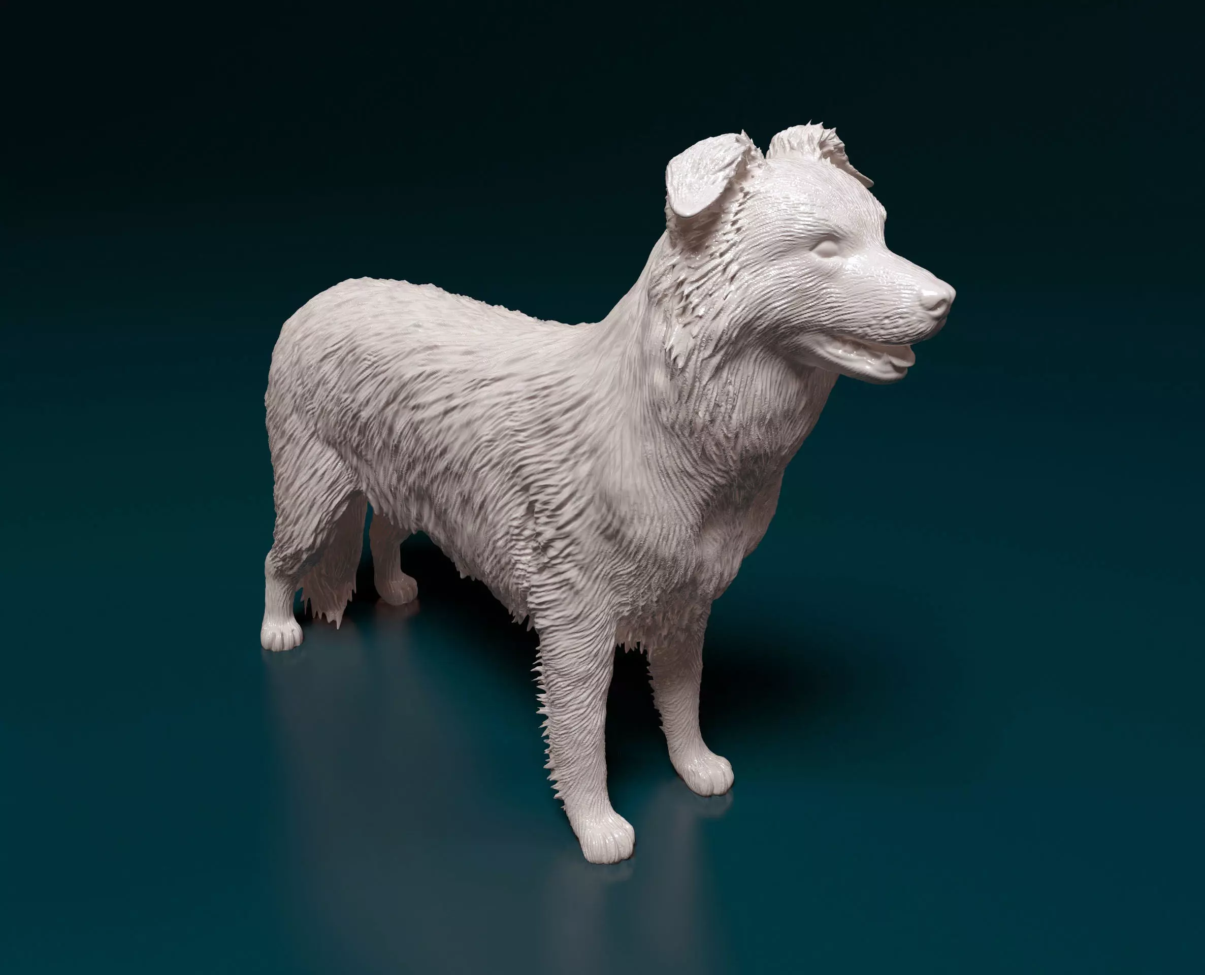Border Collie 3D print model_0