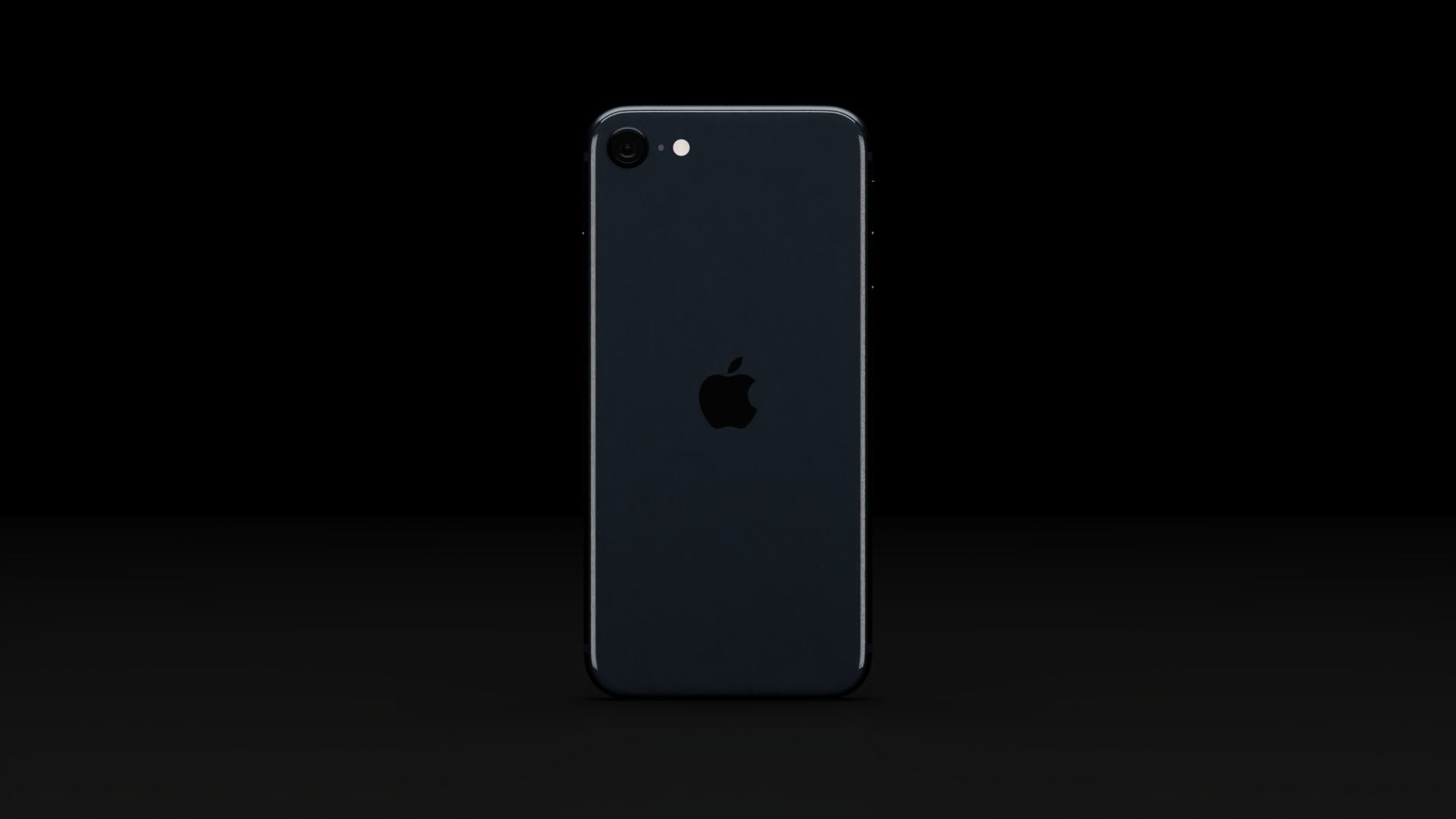 Apple iPhone SE 2022 in all Official Colors Low-poly 3D model_3