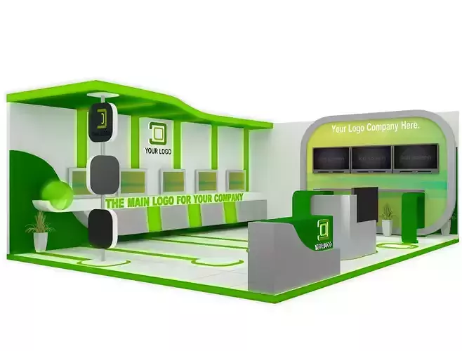  Booth Exhibition Stand a587a