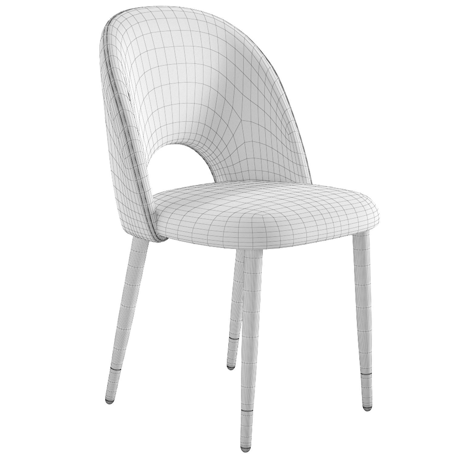 Iris Dining Chair Kare Design 3D model_8