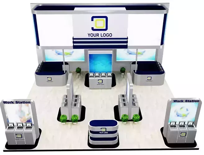  Booth Exhibition Stand a588a 