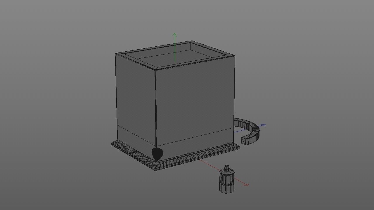 Muslims Kaaba Low-poly 3D model_1