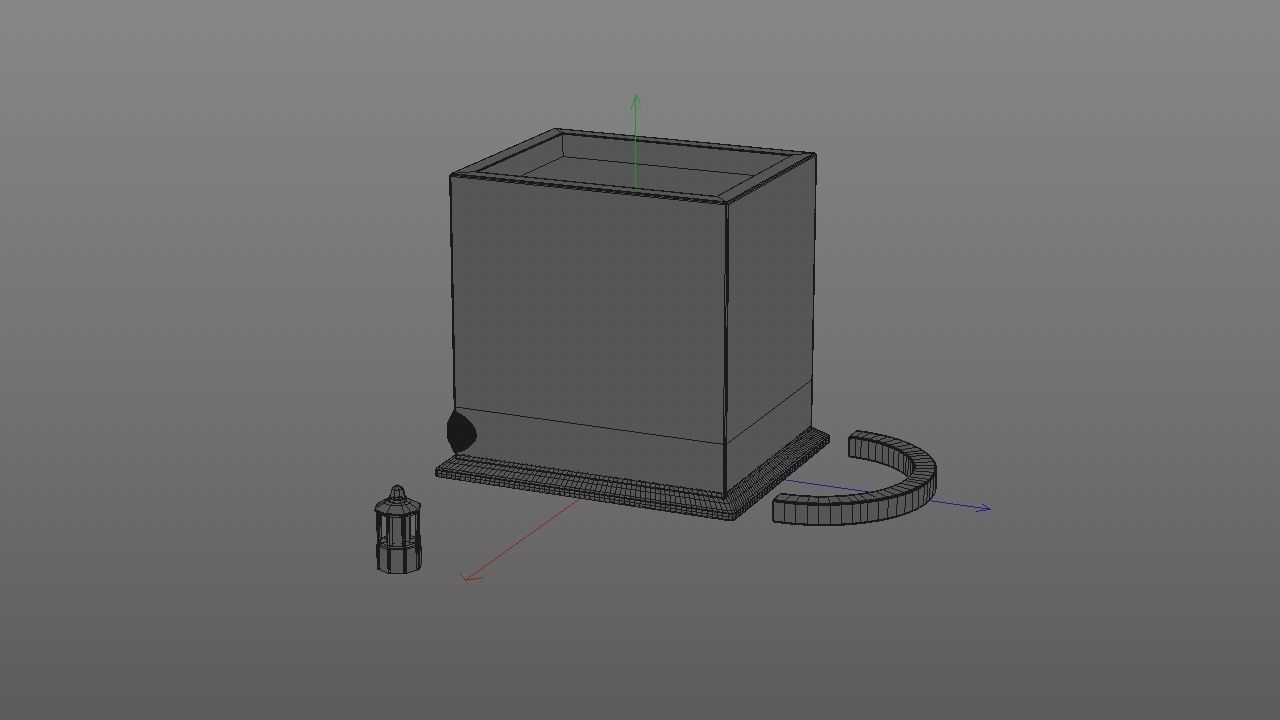 Muslims Kaaba Low-poly 3D model_3