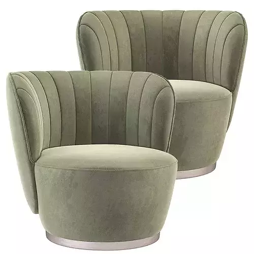 Pearl Armchair Domkapa 3D model 6