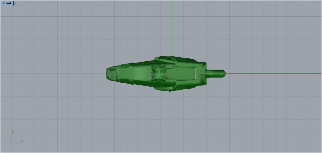 lock carabiner fish 3D print model_7