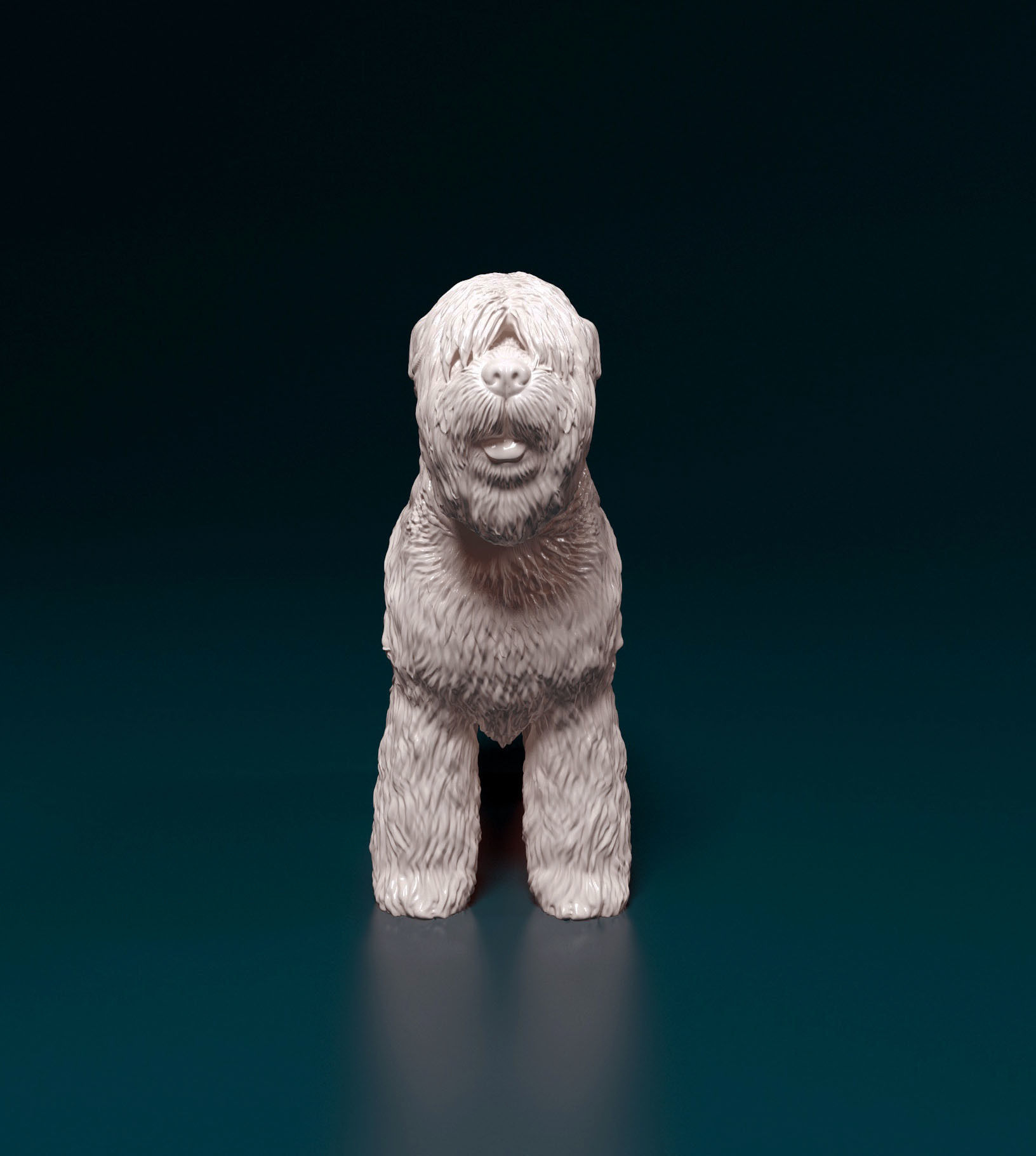 Black russian terrier 3D print model_10