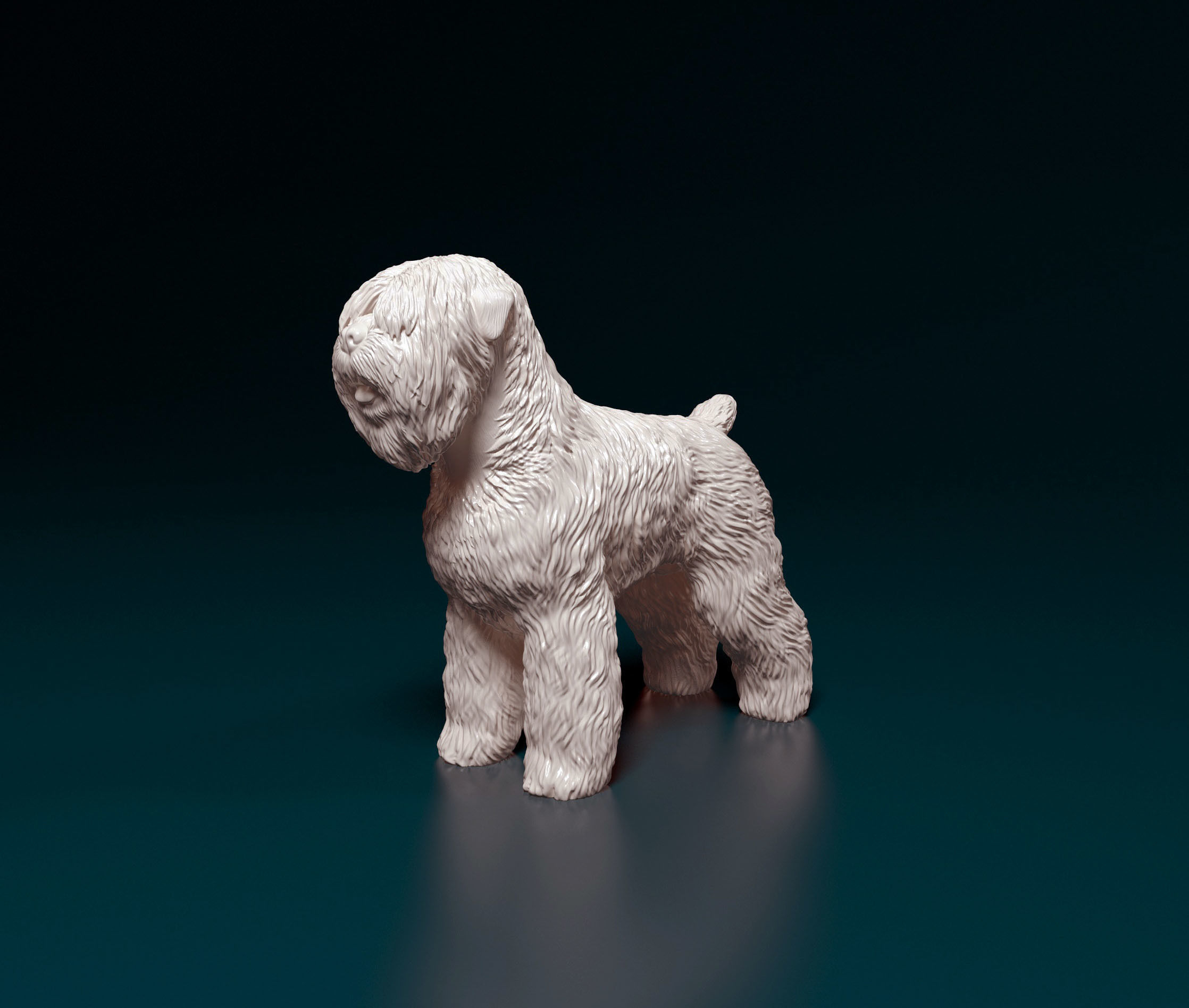 Black russian terrier 3D print model_9