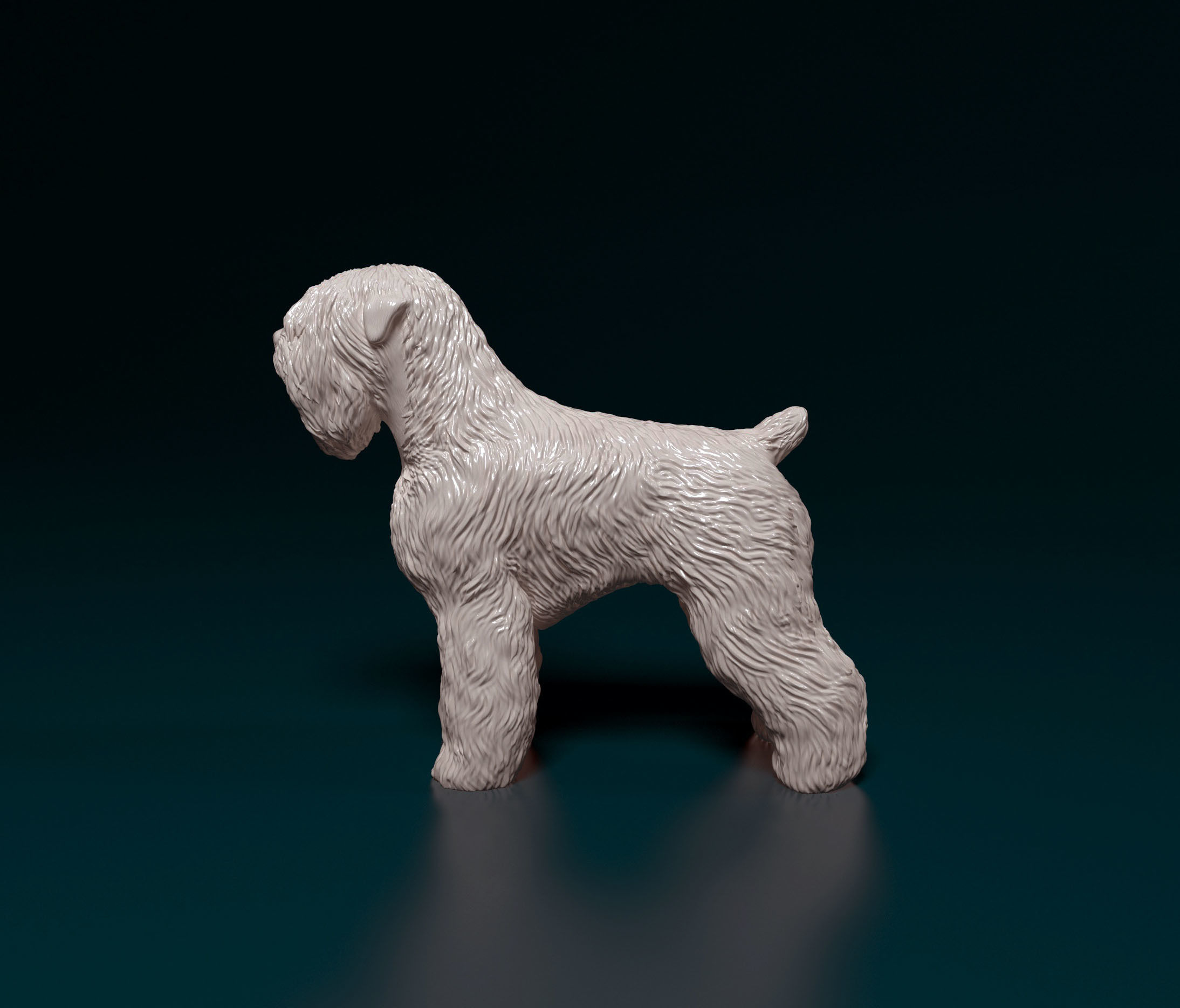Black russian terrier 3D print model_8