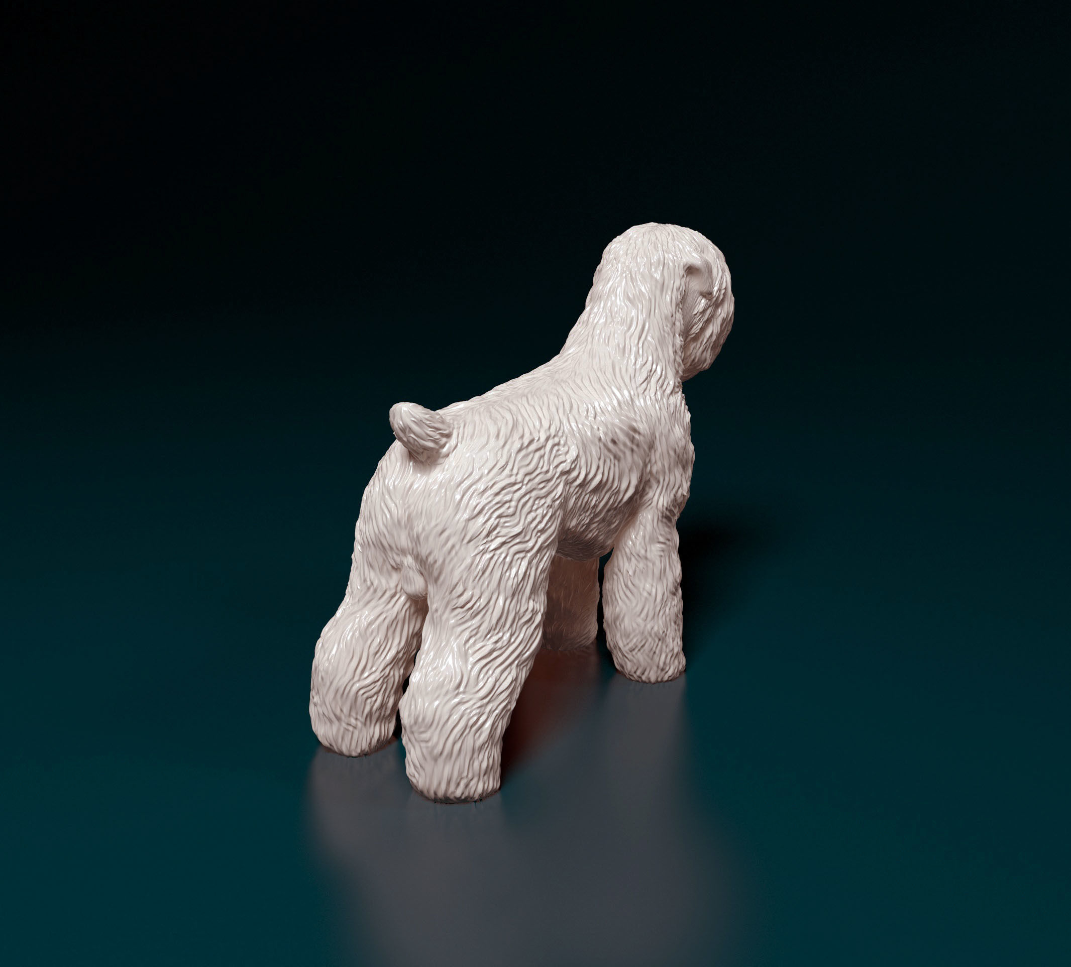 Black russian terrier 3D print model_5