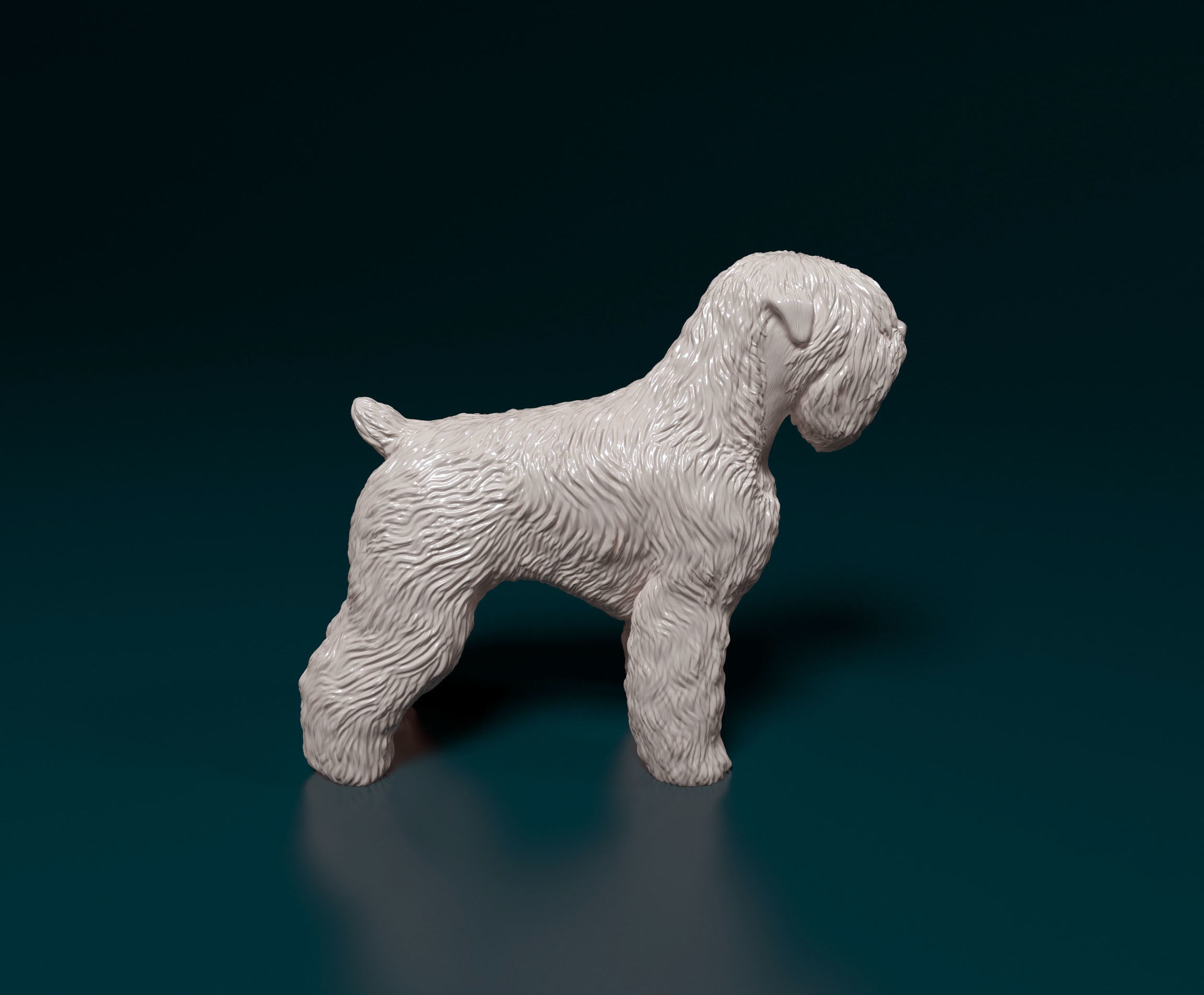 Black russian terrier 3D print model_4
