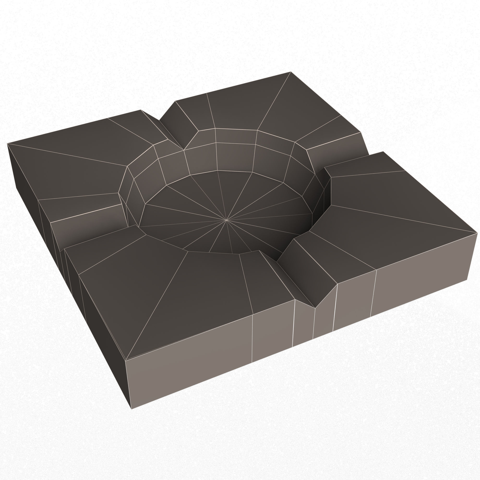 Food and Tableware Collection Low-poly 3D model_7