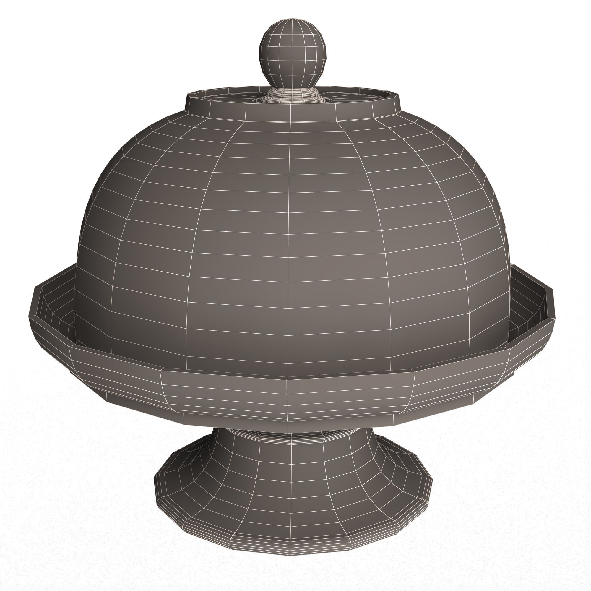 Food and Tableware Collection Low-poly 3D model_32