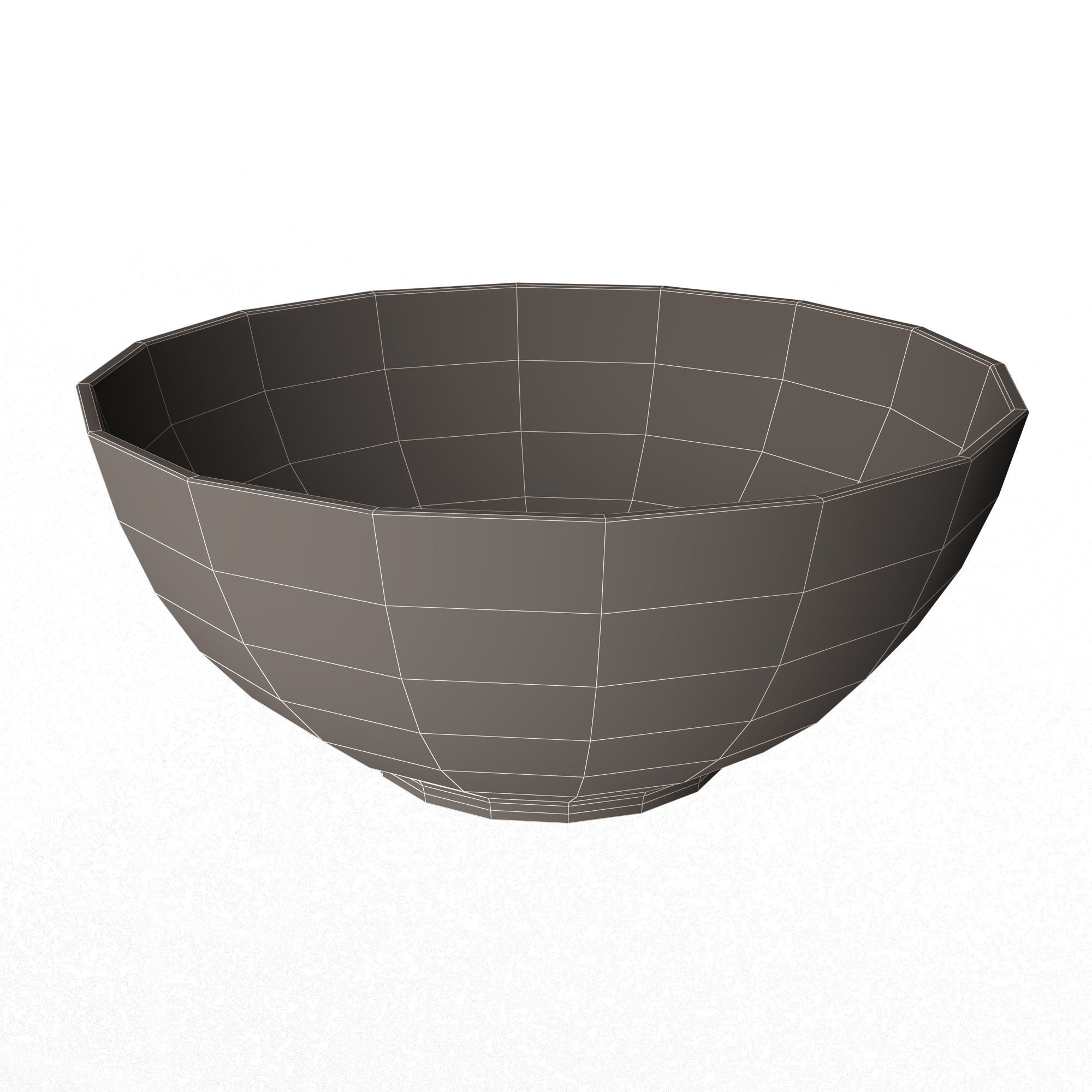 Food and Tableware Collection Low-poly 3D model_37