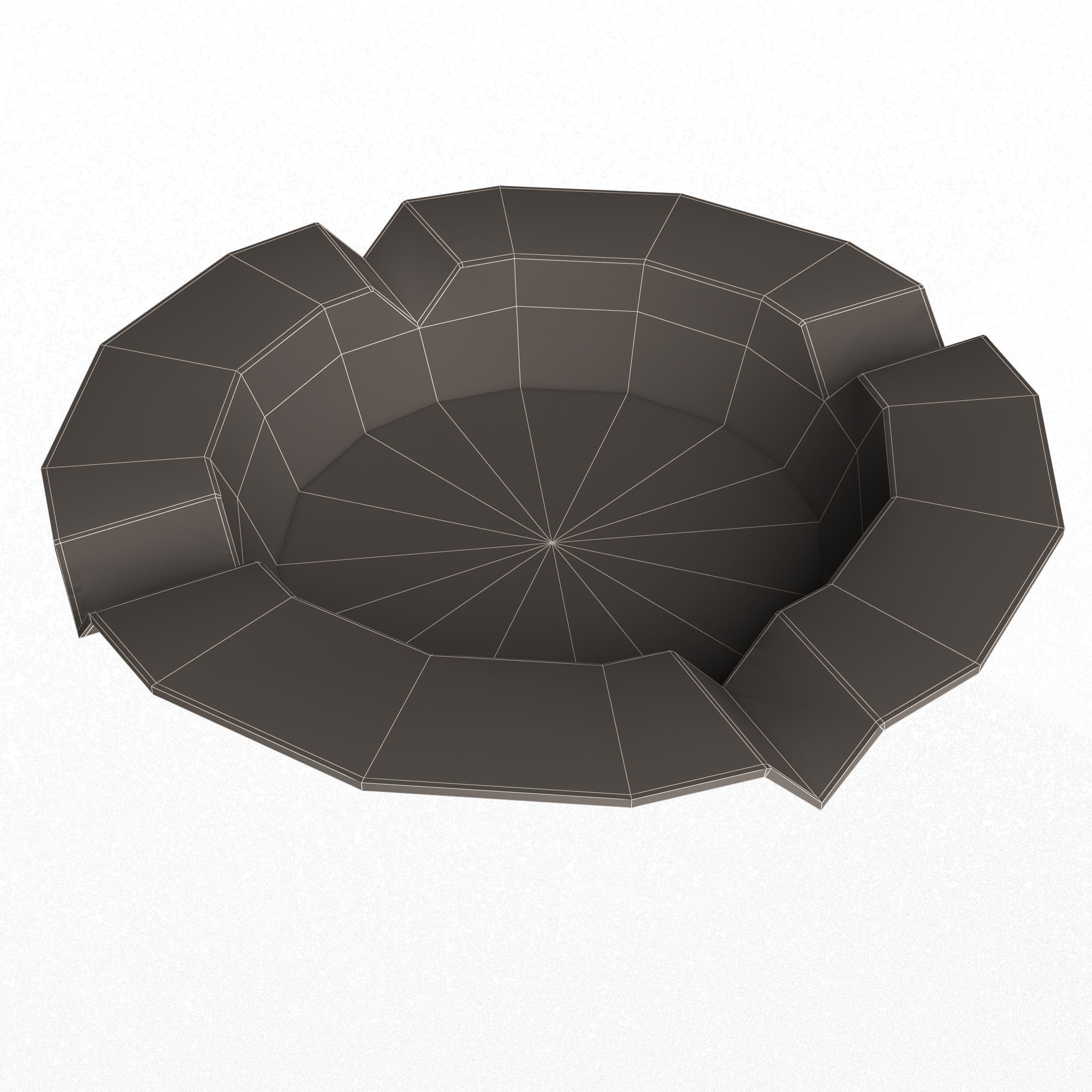 Food and Tableware Collection Low-poly 3D model_27