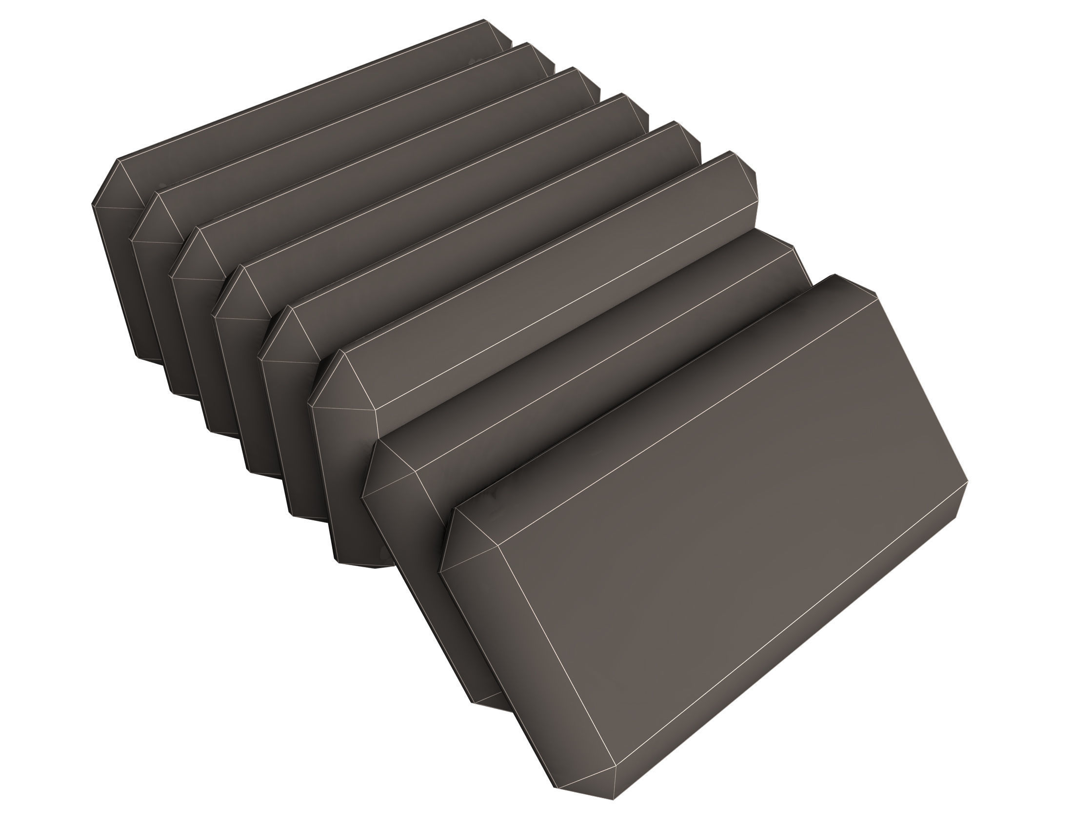 Food and Tableware Collection Low-poly 3D model_24