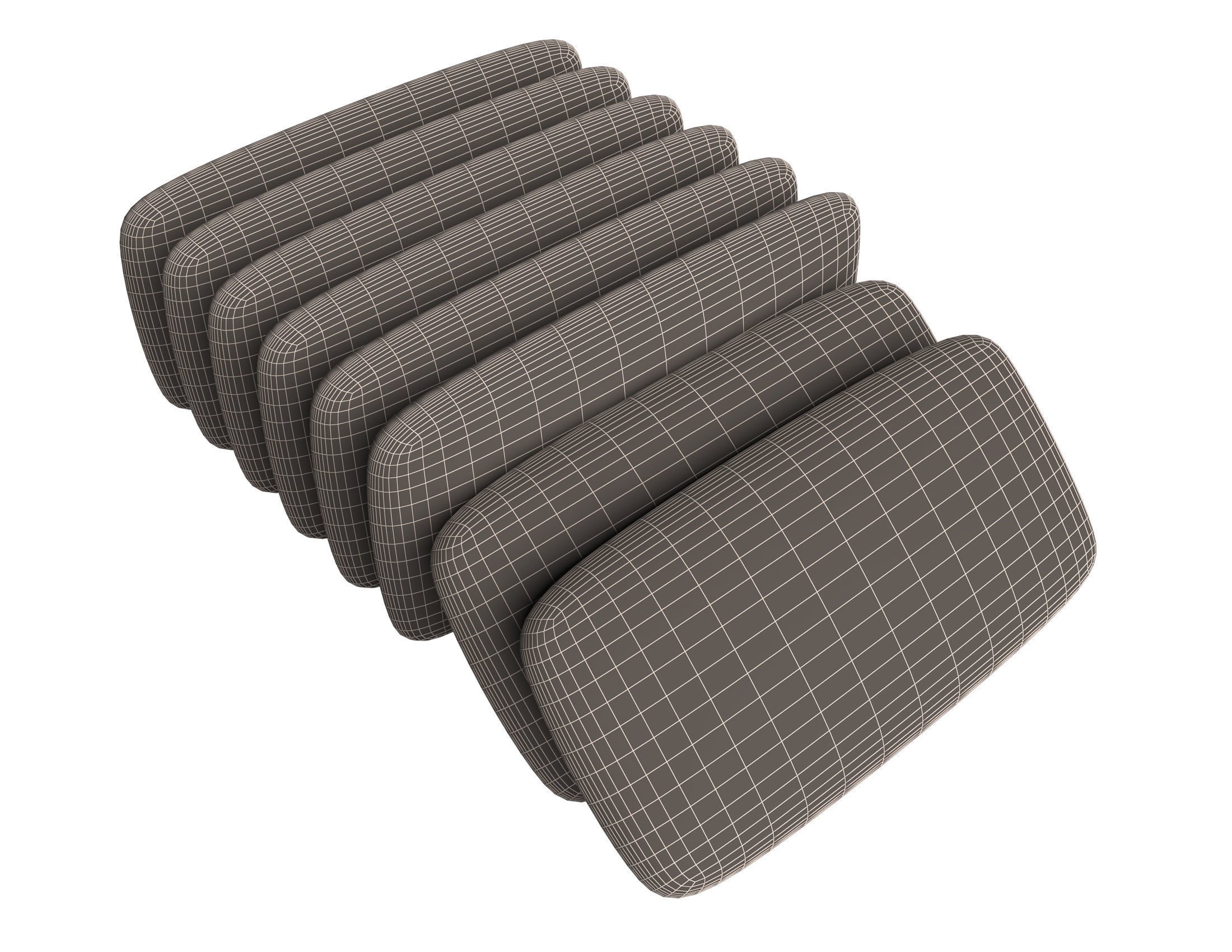 Food and Tableware Collection Low-poly 3D model_23