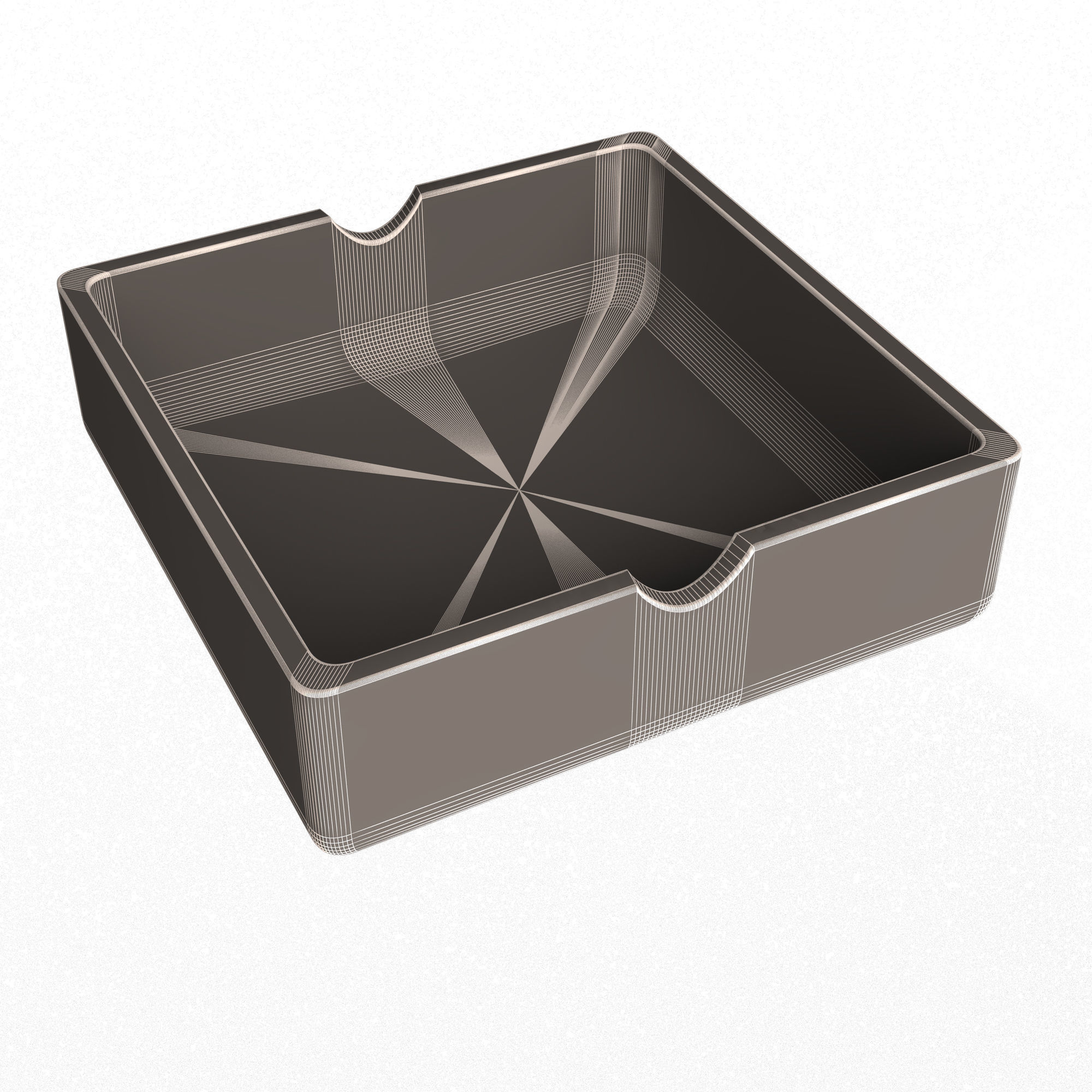 Food and Tableware Collection Low-poly 3D model_3