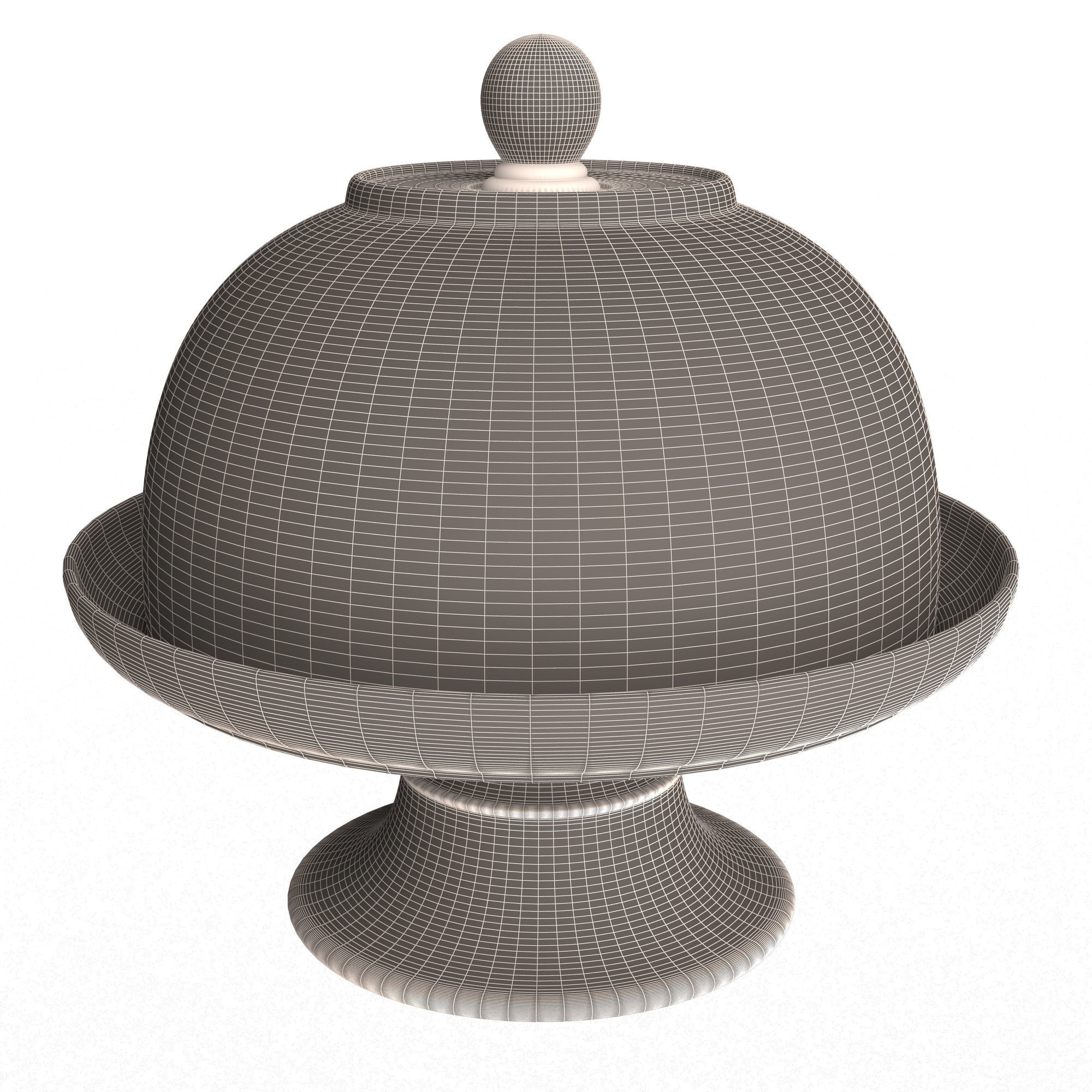 Food and Tableware Collection Low-poly 3D model_31