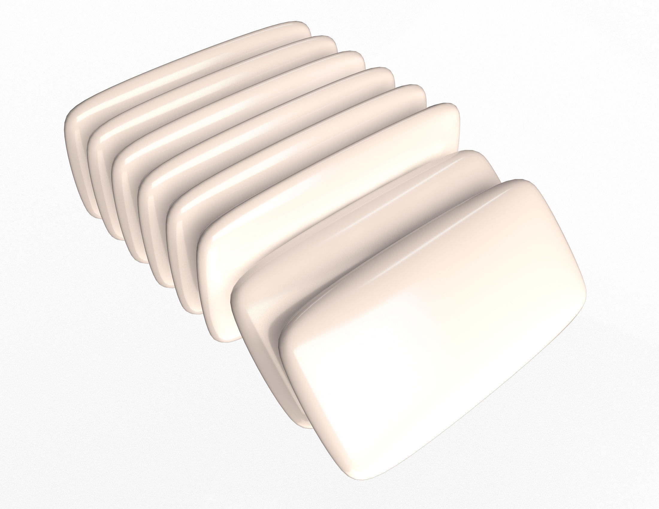 Food and Tableware Collection Low-poly 3D model_18