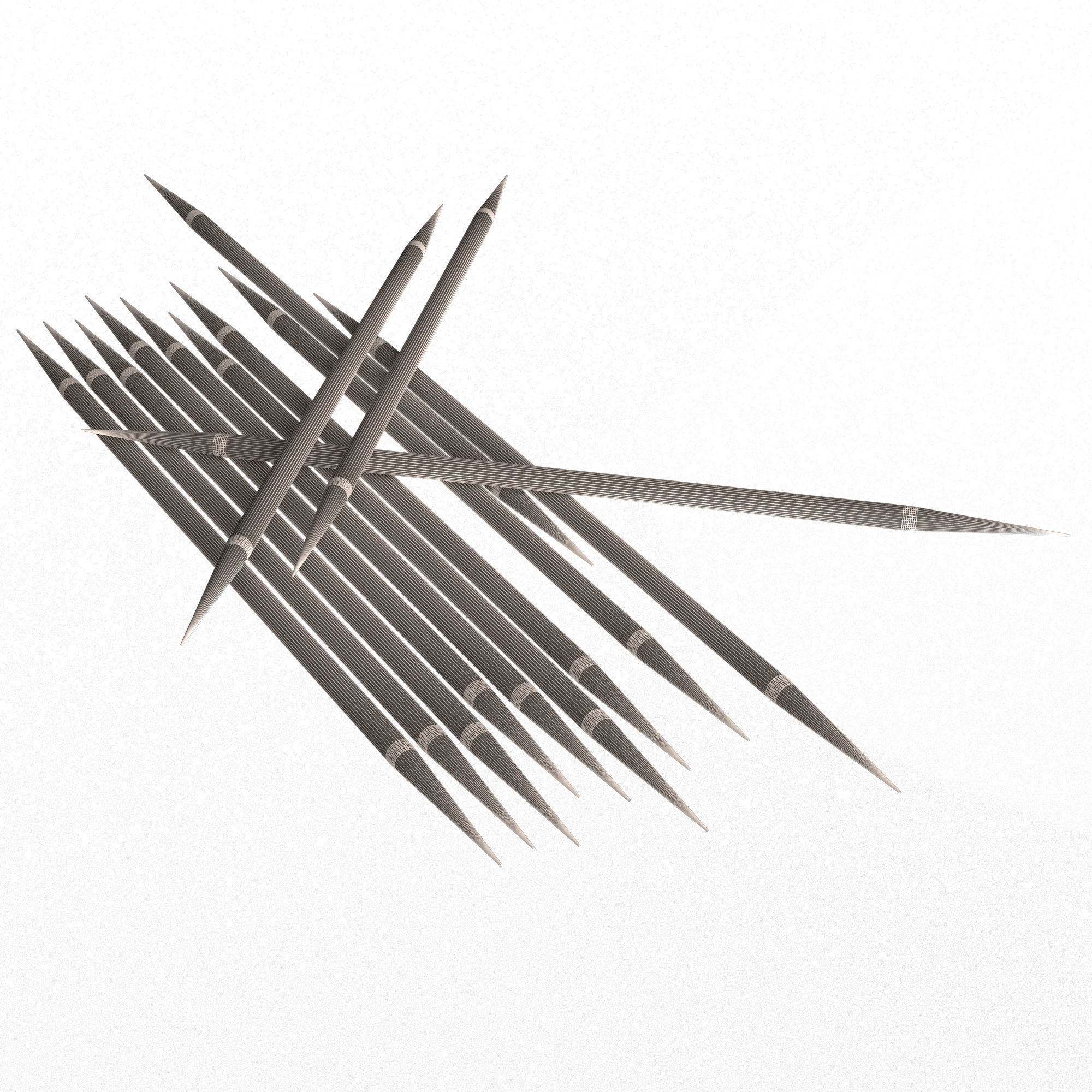 Food and Tableware Collection Low-poly 3D model_40