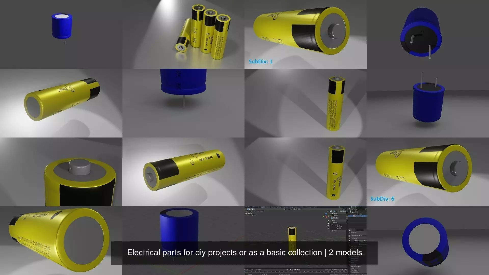 Electrical parts for diy projects or as a basic collection _0