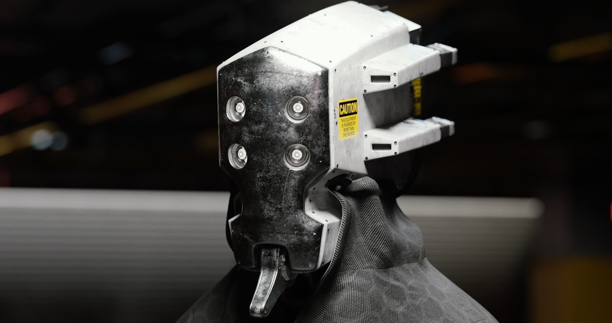 Urban Robot Blender 3D model_3