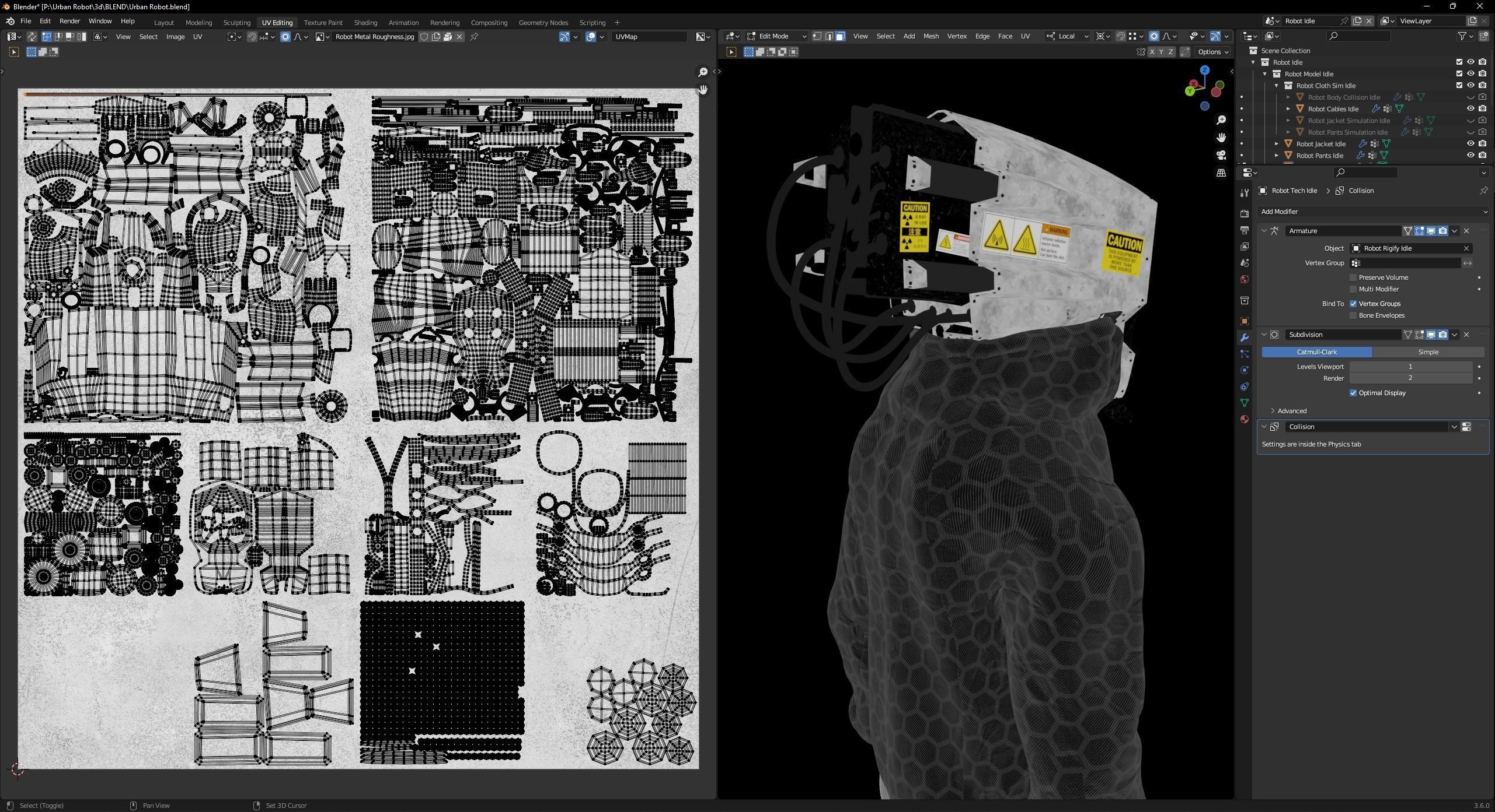 Urban Robot Blender 3D model_17