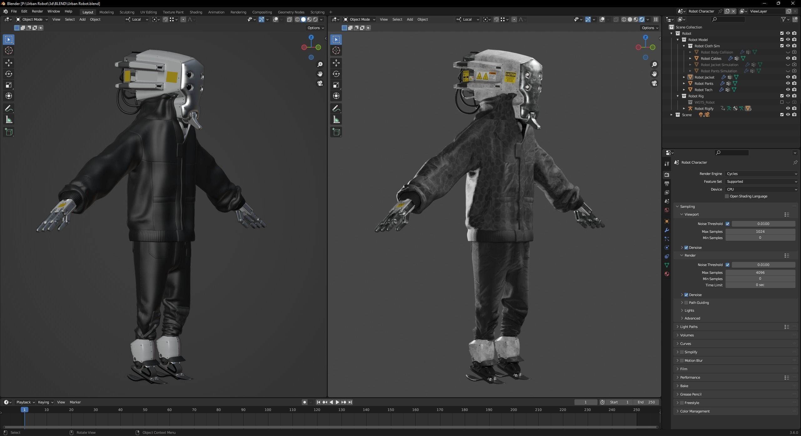 Urban Robot Blender 3D model_12
