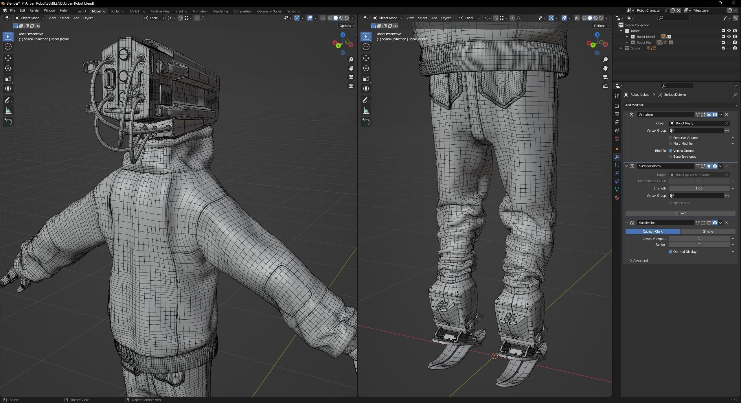 Urban Robot Blender 3D model_16
