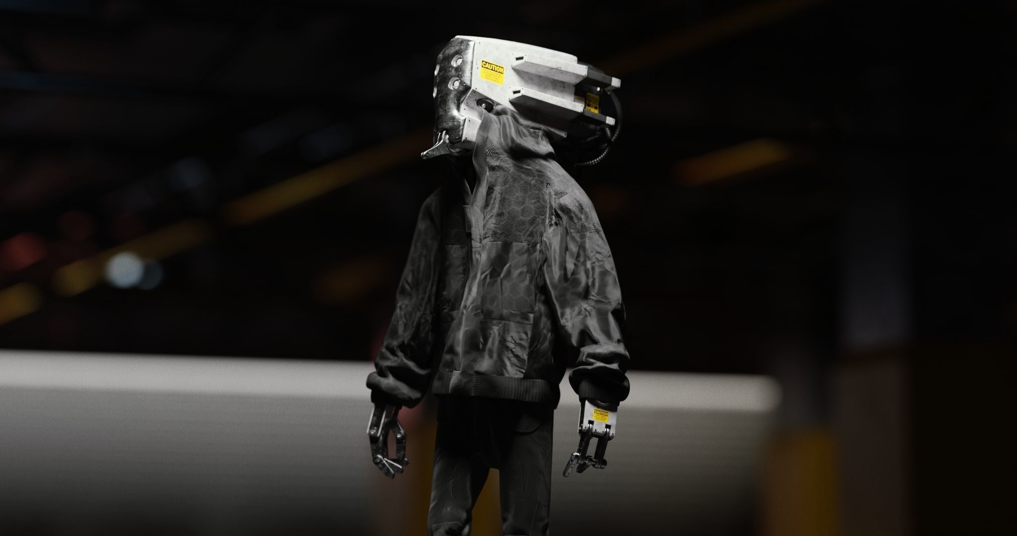 Urban Robot Blender 3D model_11