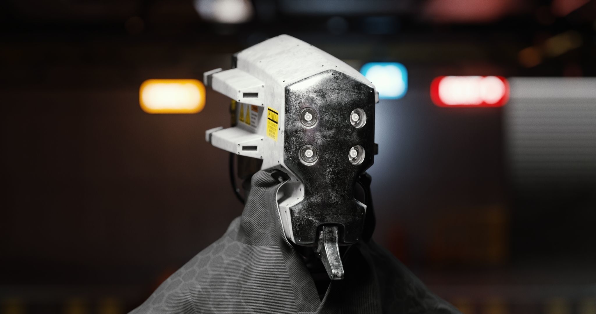 Urban Robot Blender 3D model_9