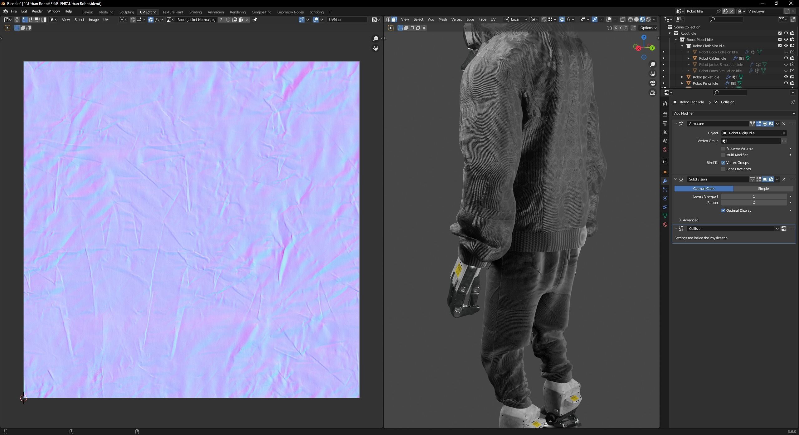 Urban Robot Blender 3D model_18