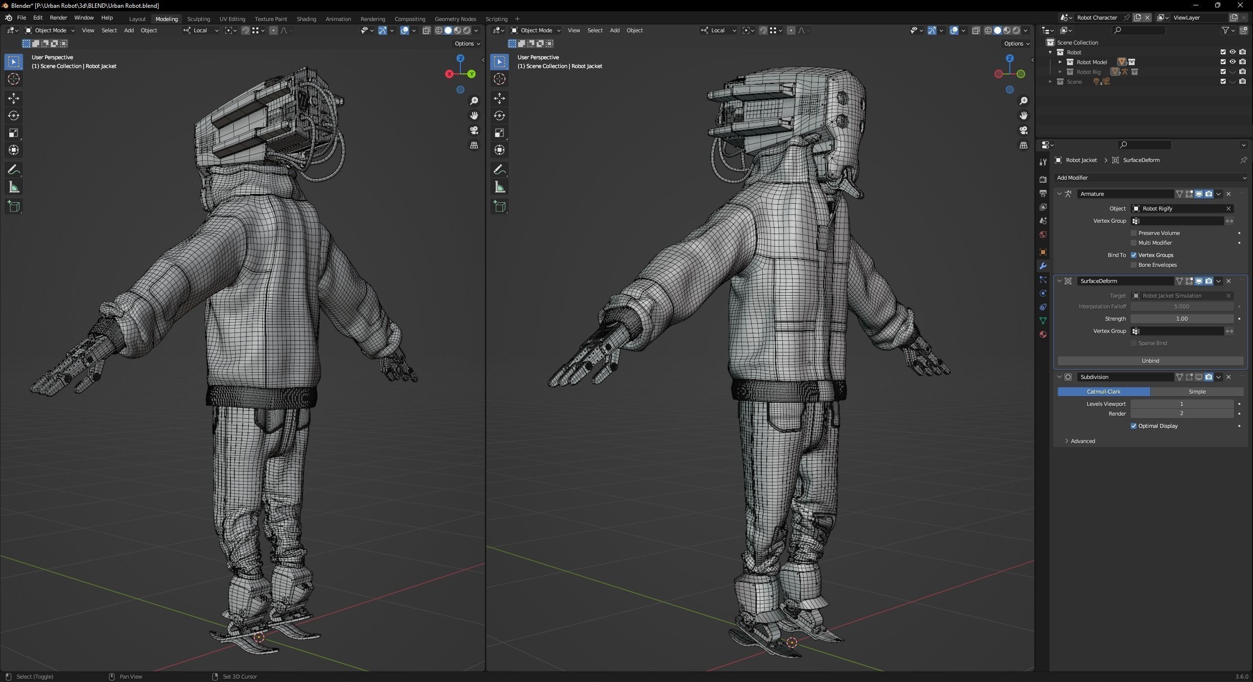 Urban Robot Blender 3D model_14