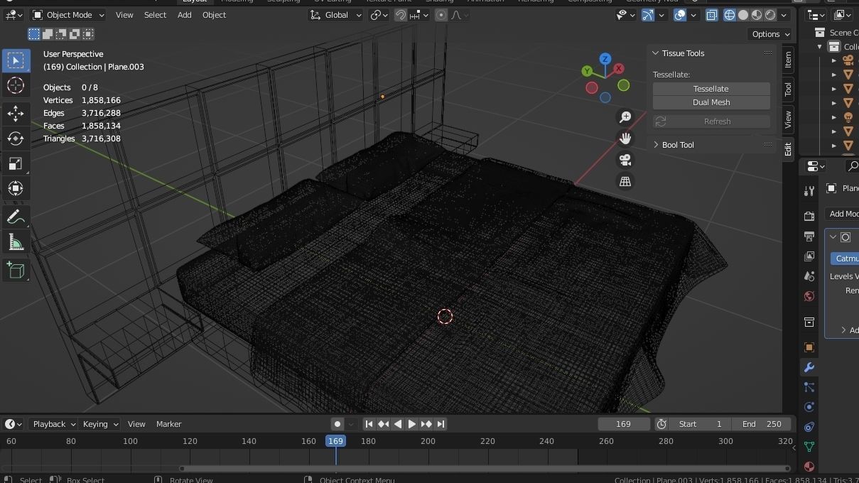 BED MODEL 01 3D model_2
