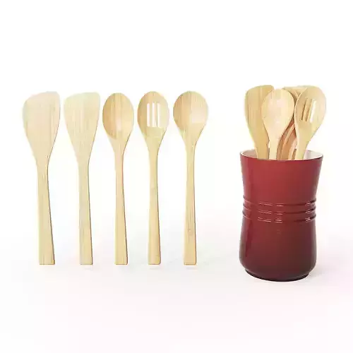 5-Piece Bamboo Utensil Set