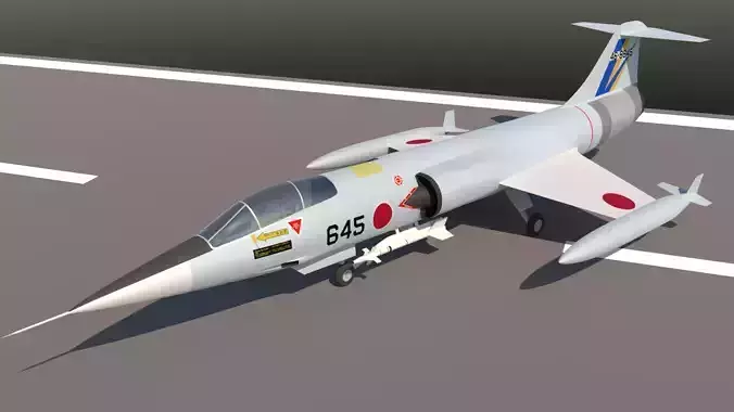 F-104J Starfighter 3D model
