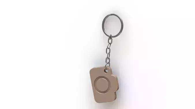 Camera icon Keychain