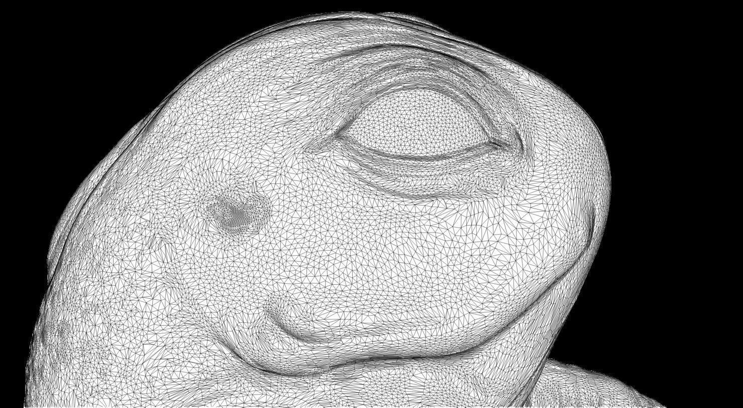 3D PRINTABLE HP LOVECRAFT DEEP ONE EMBRYO 3D print model_15