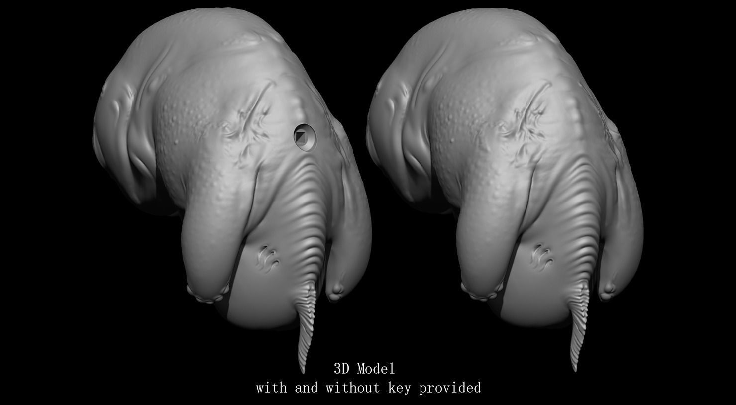 3D PRINTABLE HP LOVECRAFT DEEP ONE EMBRYO 3D print model_6