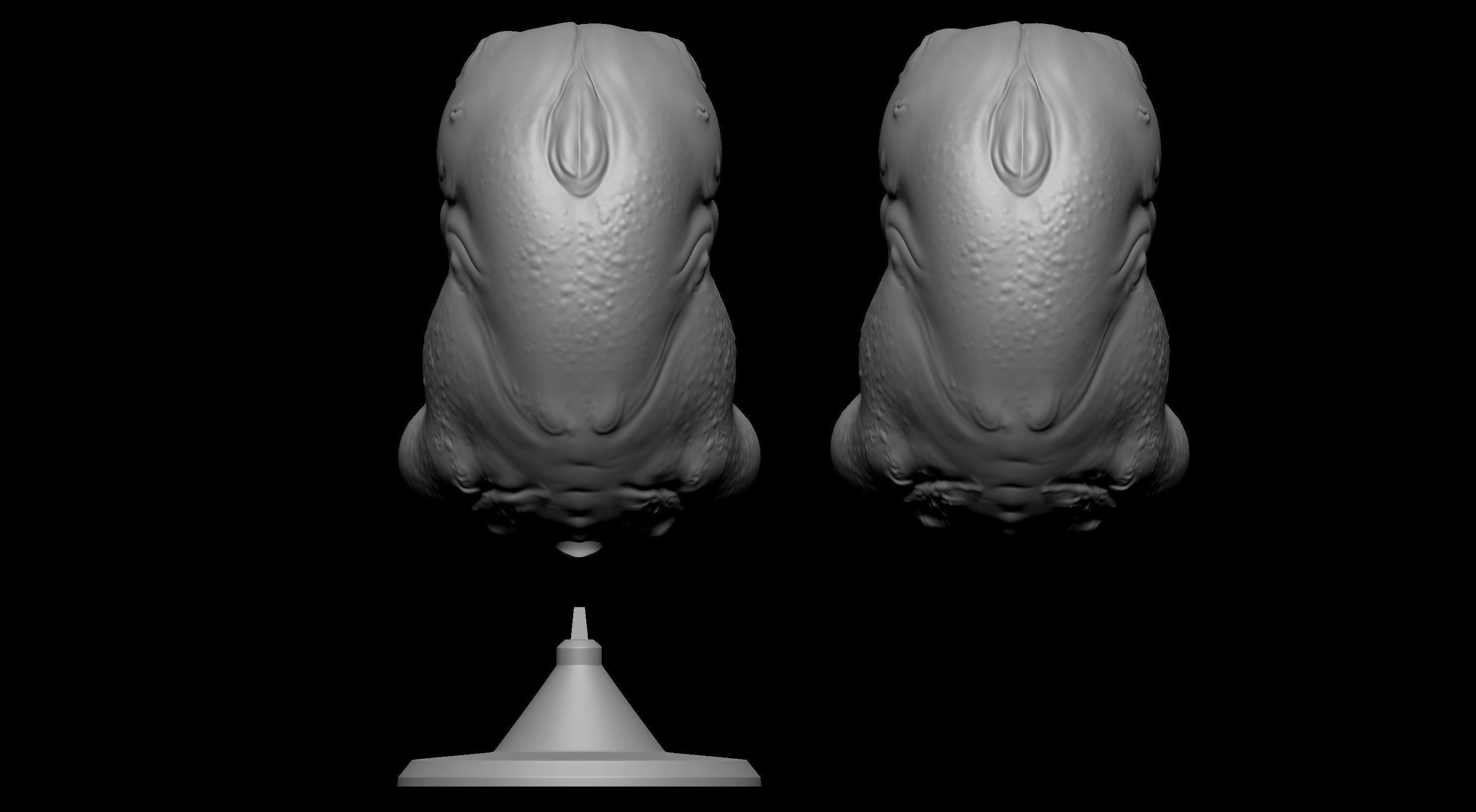 3D PRINTABLE HP LOVECRAFT DEEP ONE EMBRYO 3D print model_11