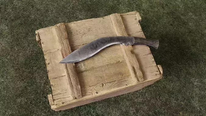 Machete pair of knives